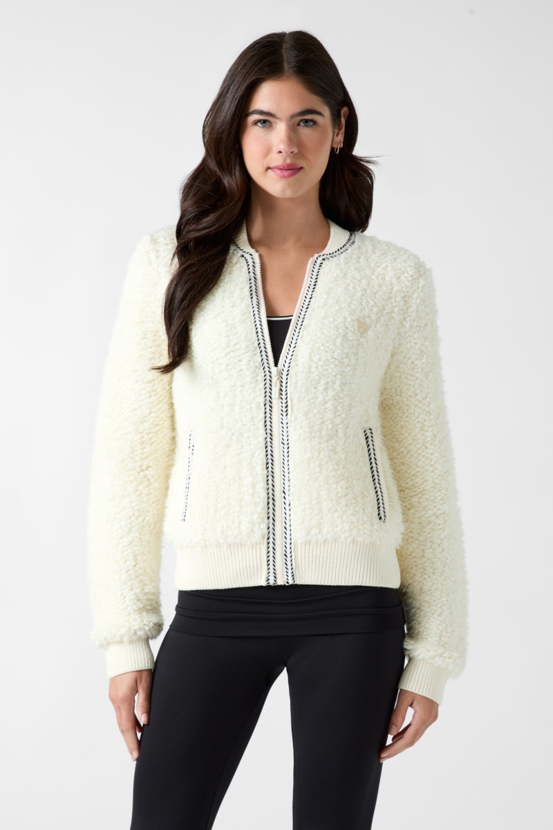 Bomber sweater jacket