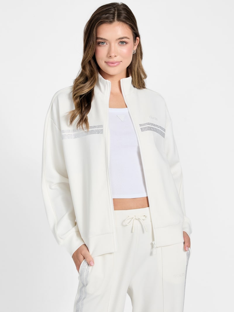 Rhinestone scuba sweatshirt