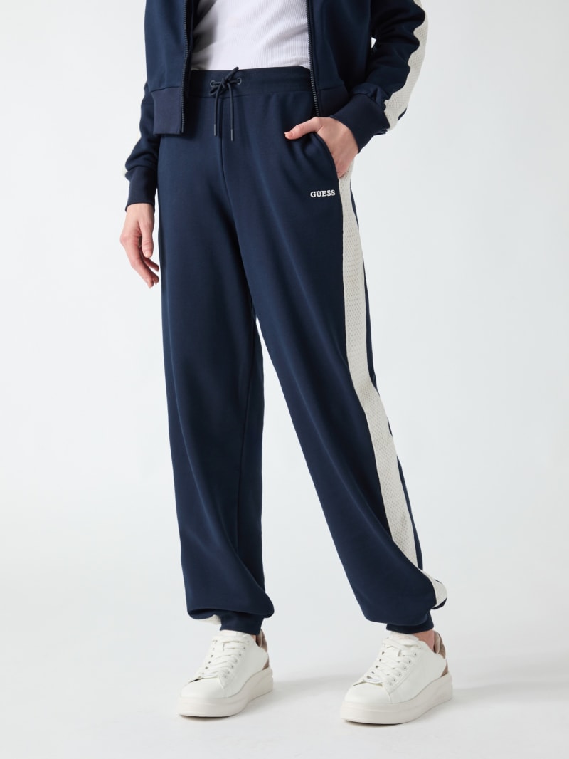 GUESS® Crocheted-band joggers