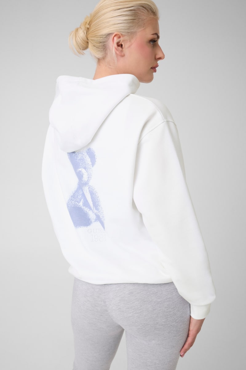 Printed hooded sweatshirt