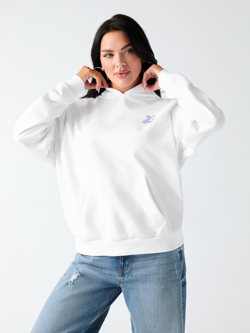 Printed hooded sweatshirt
