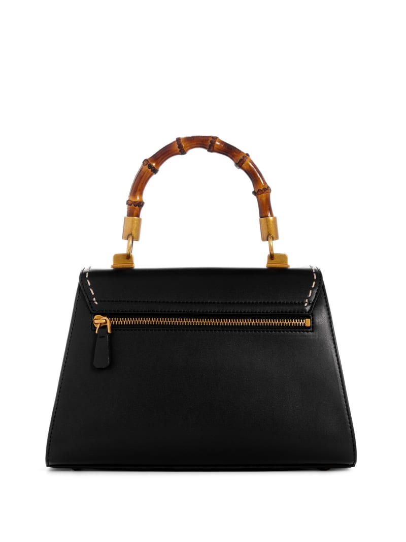 Stephi Bamboo Handle Mini Satchel