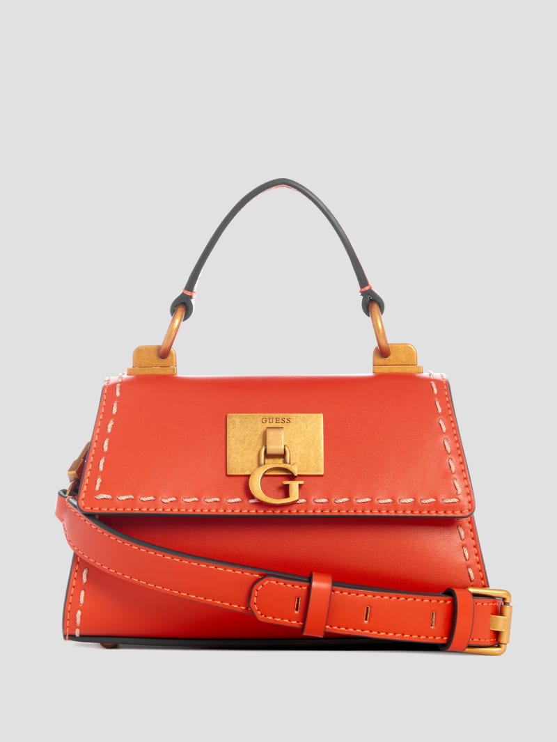 guess orange crossbody bag