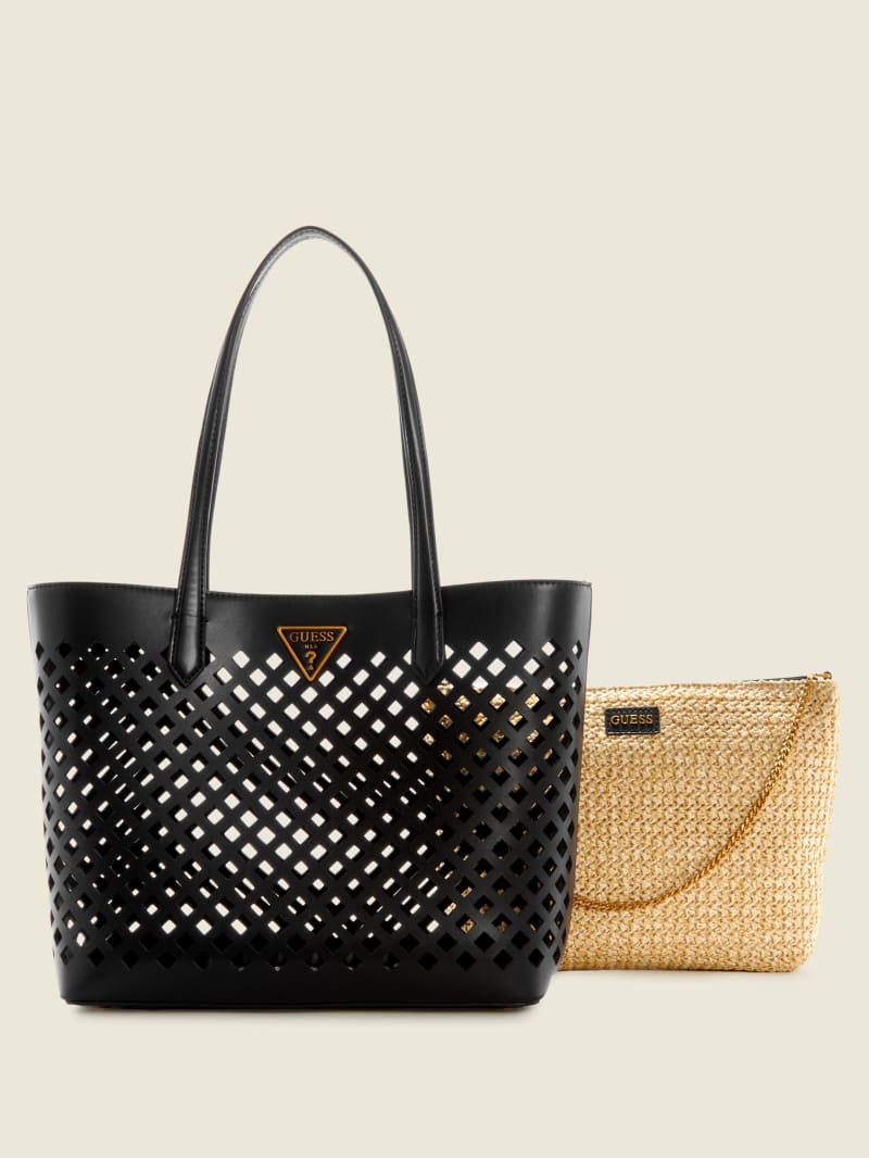 Guess Aqua Tote - Black - One Size
