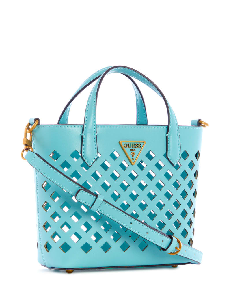 Aqua Mini Tote GUESS