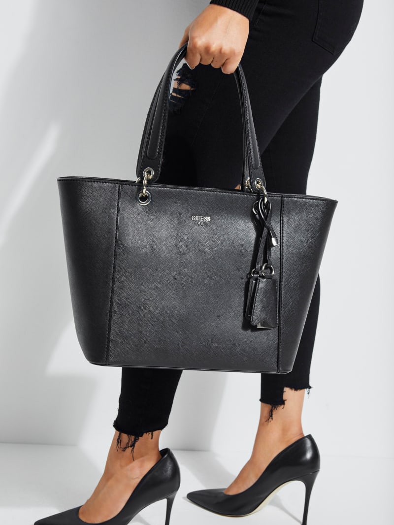 guess kamryn tote black