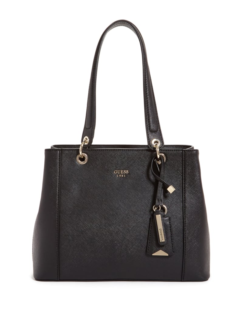 guess shopper bag black