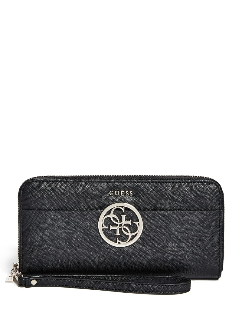 gray guess wallet