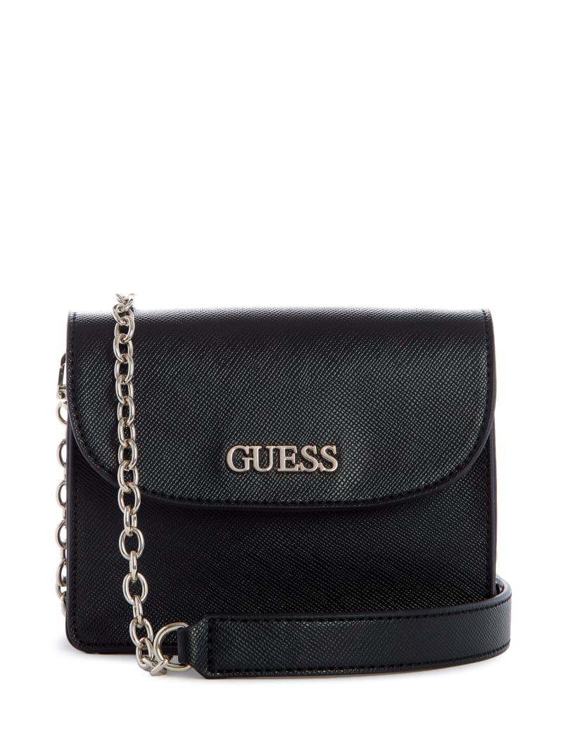 guess black crossbody bag