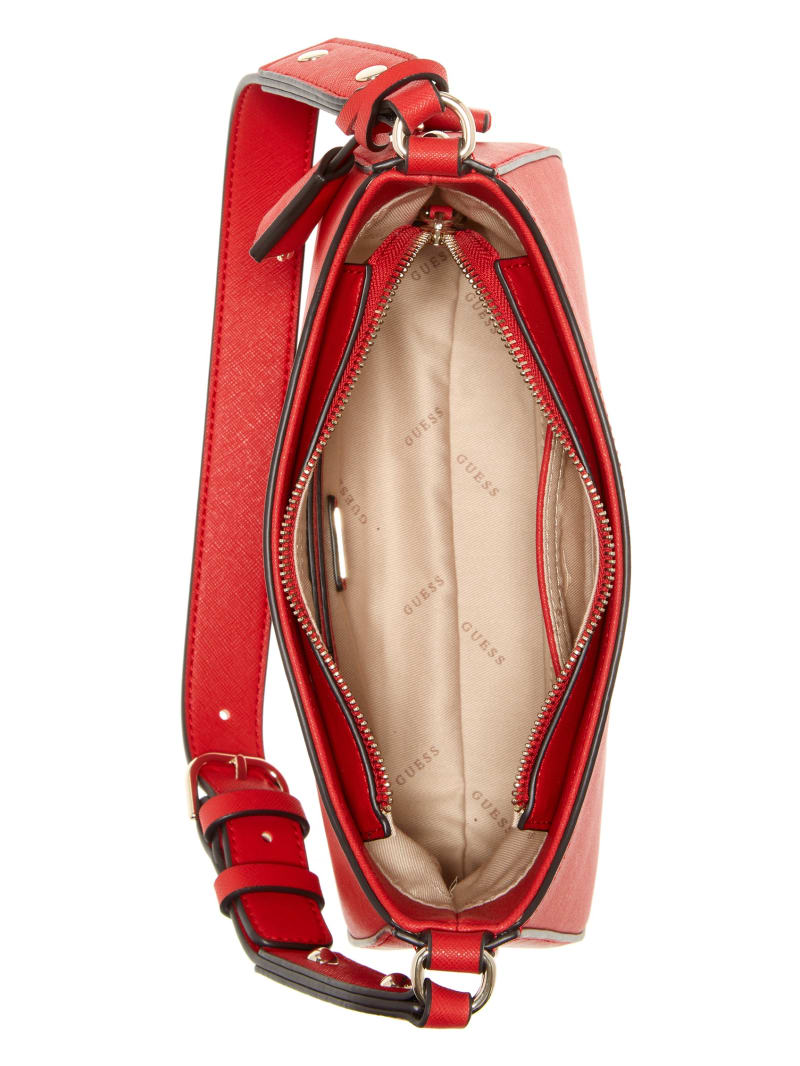 Guess Georgina Top Zip Shoulder Bag VG797919 RED