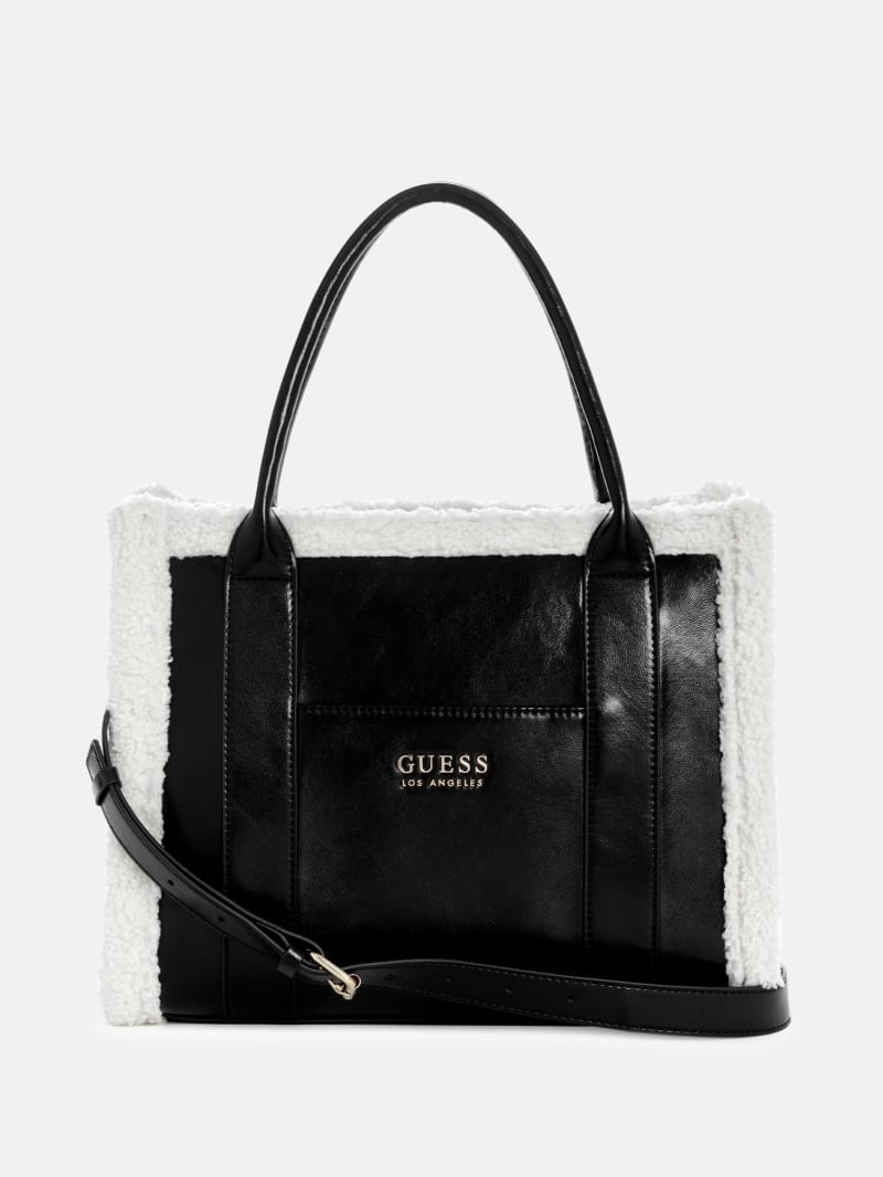 Black guess tote best sale