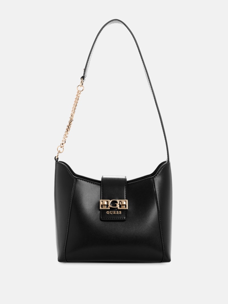 ショルダーバッグ・ポシェット Guess Bling Beads Mini Shoulder Bag Black XG876502 HN3A3A56 Zalina Rhinestone Mini Shoulder Bag | GUESS