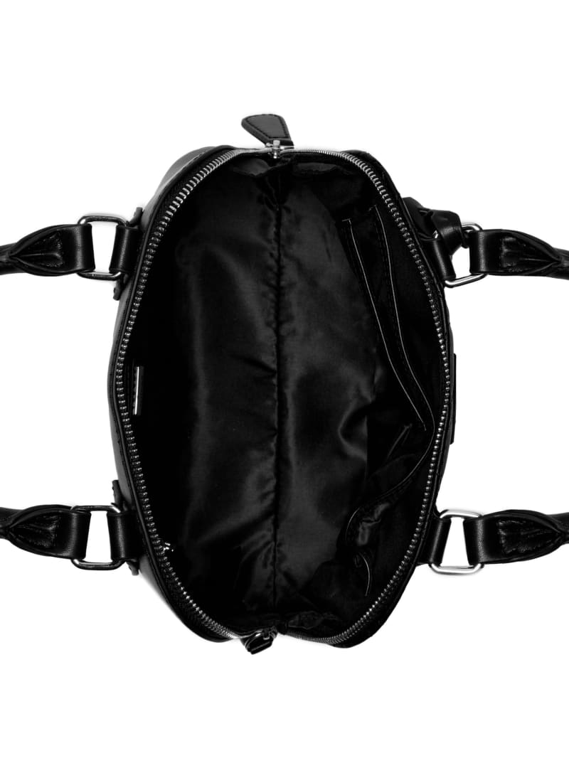 Balgaire Quilted Dome Satchel | GUESS Factory
