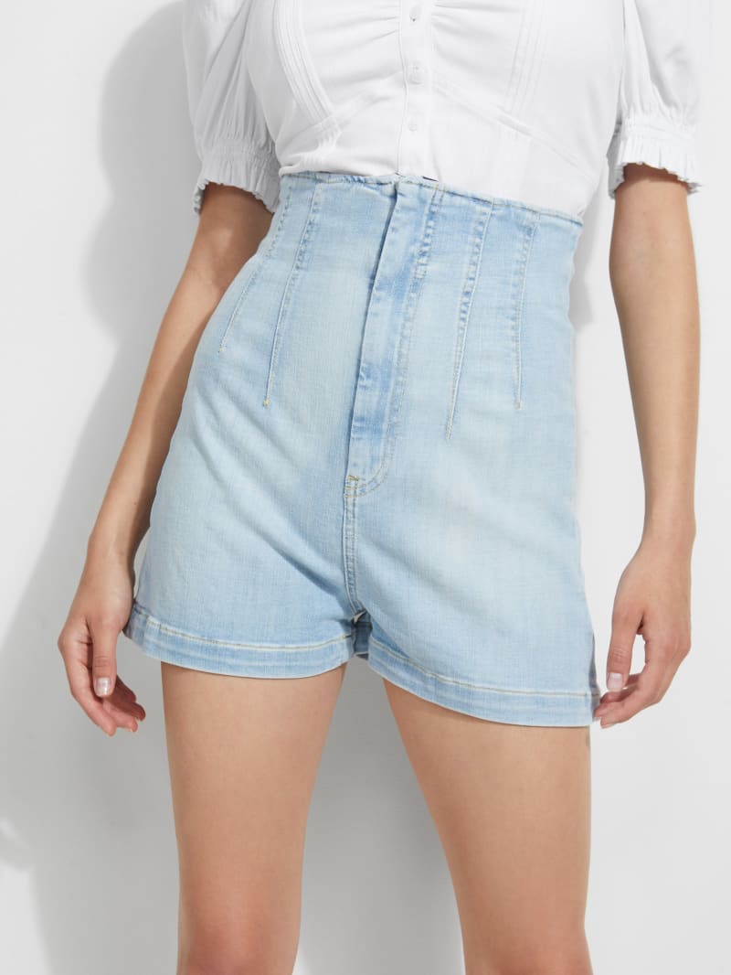 high waisted corset shorts
