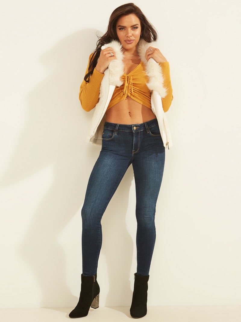 Guess Faux-Fur Moto Vest. 2