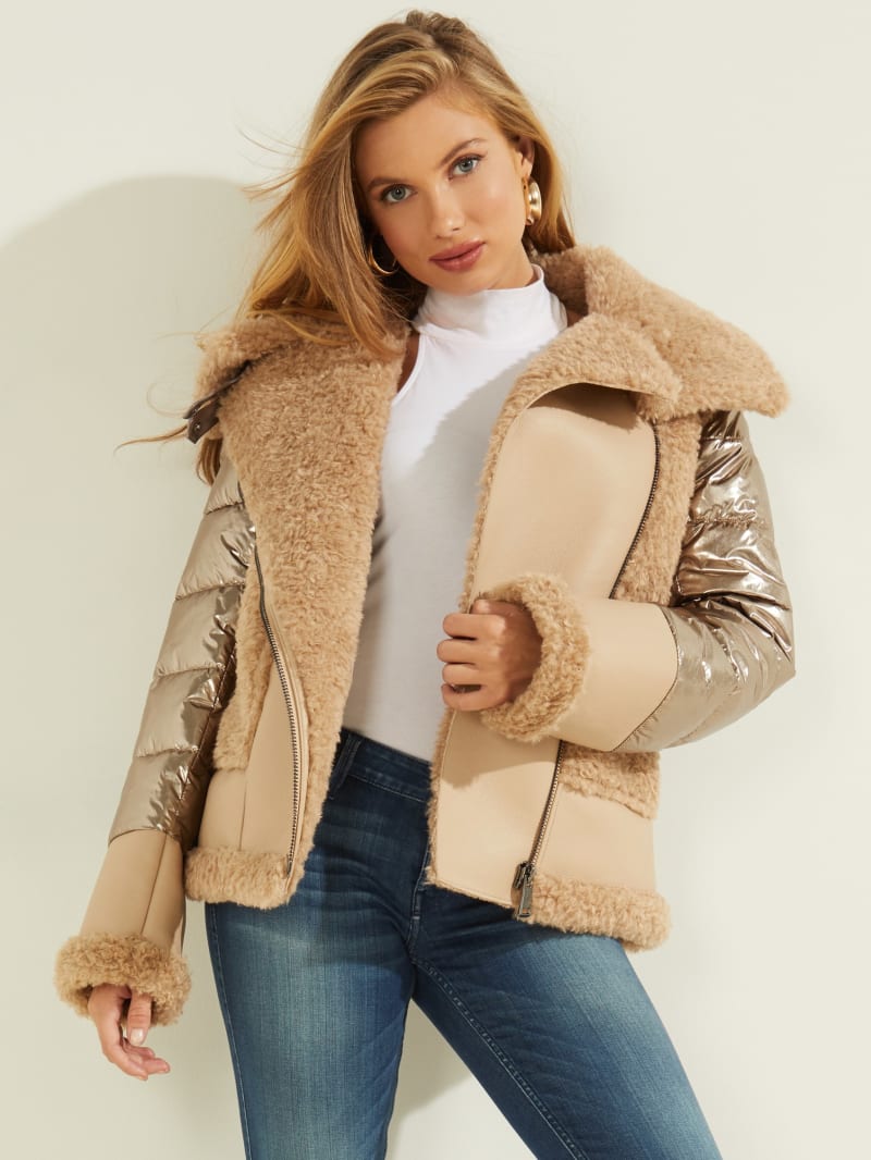 guess plus size jackets