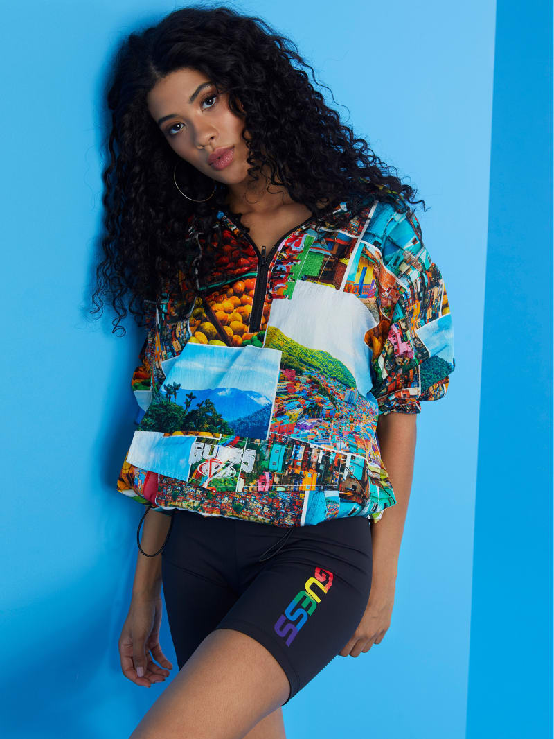 GUESS x J Balvin Logo Bike Shorts | GUESS