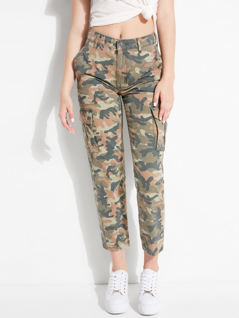 cargo camo jeans