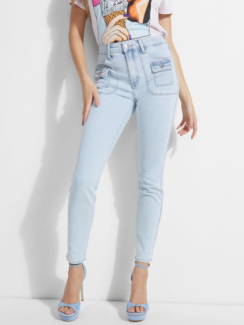 cargo skinny jeans womens
