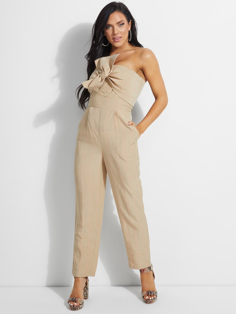 Bow jumpsuit clearance