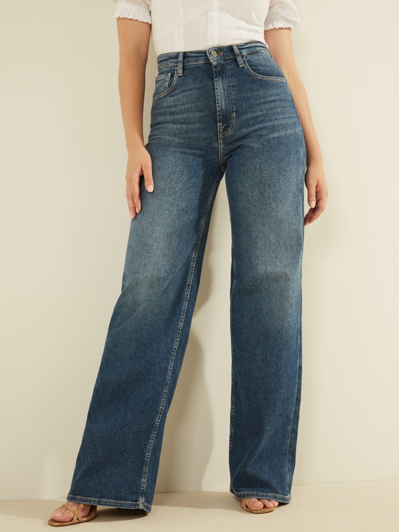 Super-High Wide Leg Jeans | GUESS