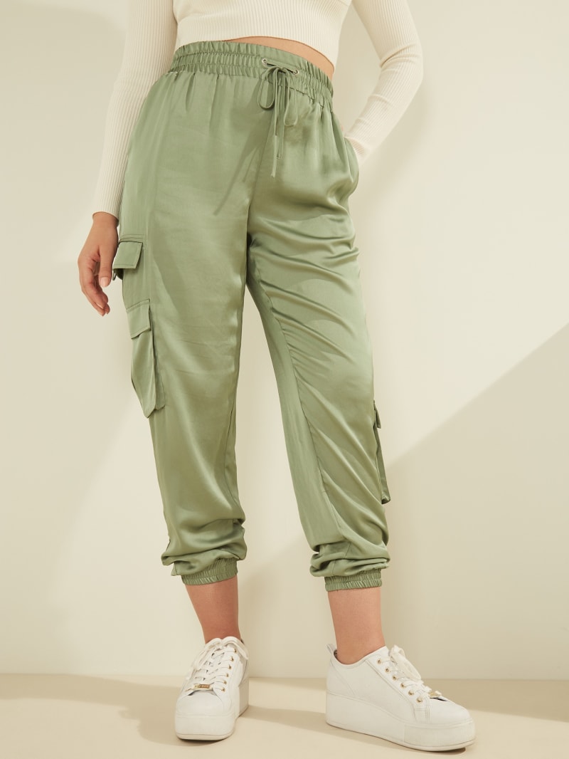 tan cargo joggers womens