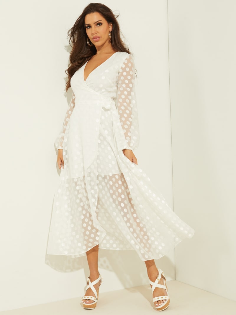 guess polka dot dress