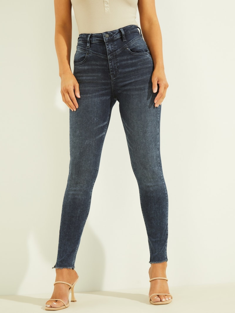 Guess super high top rise skinny jeans