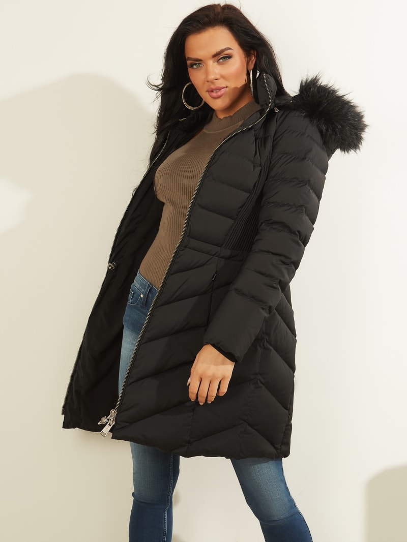 Guess Eco Cecilia Down Puffer Coat. 1