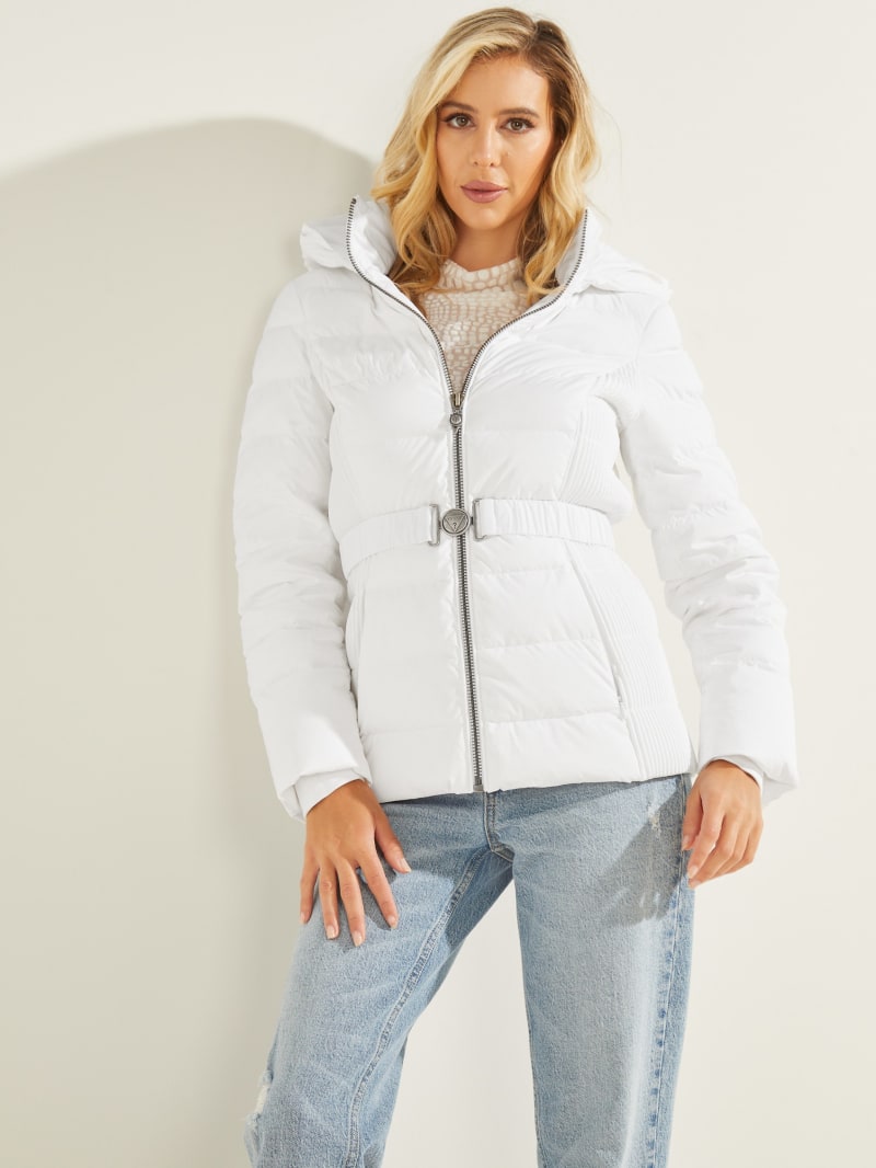 Yellow guess puffer jacket clearance