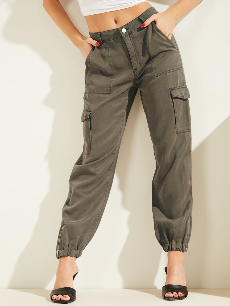 Guess cargo pants womens best sale