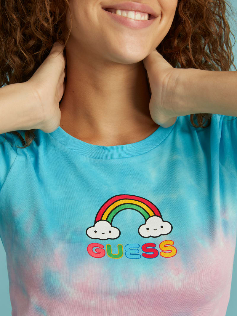 Guess FriendsWithYou Tie-Dye Baby Tee. 2