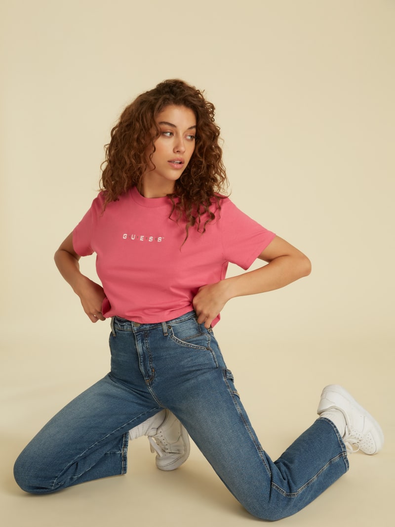 GUESS Originals Logo Crop Tee | GUESS