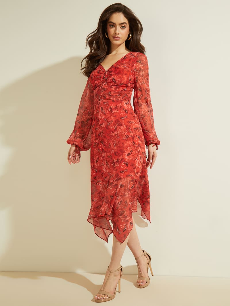 Eco Seraphina Midi Dress GUESS Canada