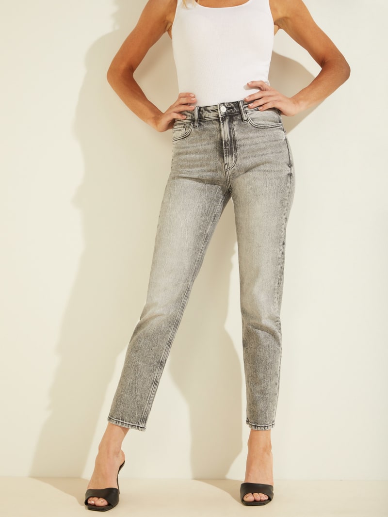 Guess Girly High-Rise Straight Leg Jeans. 2