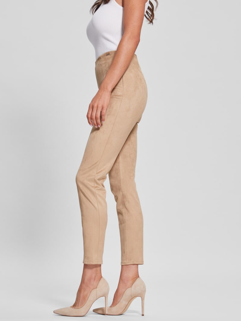 Guess Maya Faux-Suede Leggings. 1