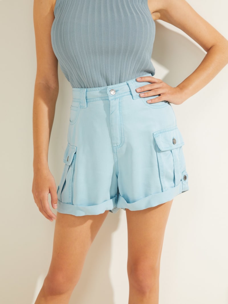 Eco Iris Cargo Shorts GUESS Canada