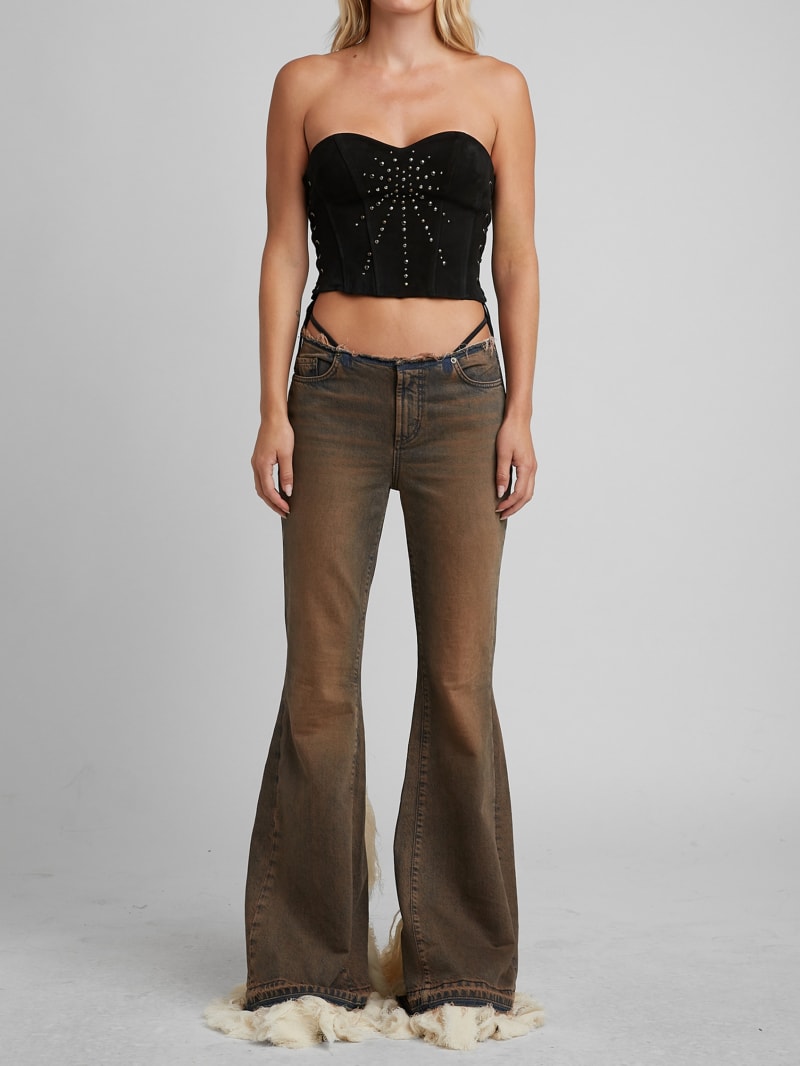 Low-Rise Flare Denim Jeans | GUESS
