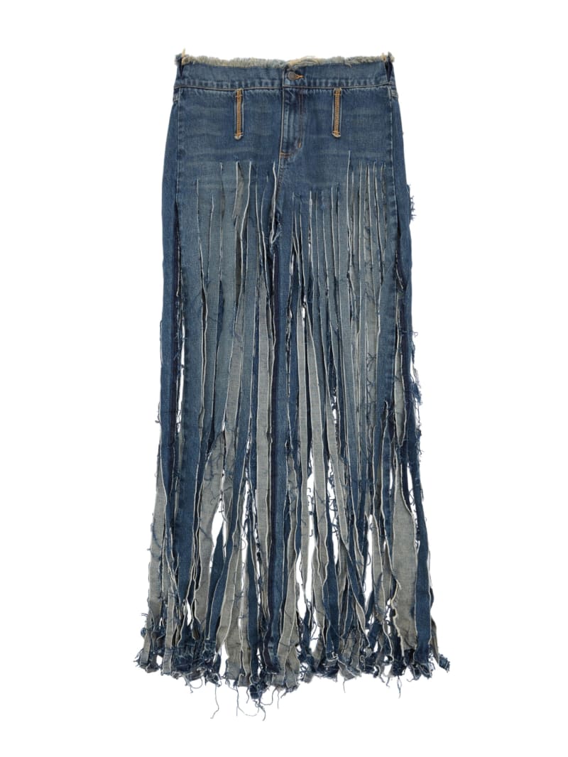 Indigo Denim Dungaree Skirt (3120961)