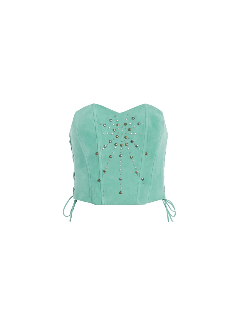 Lace-Up Bustier Top