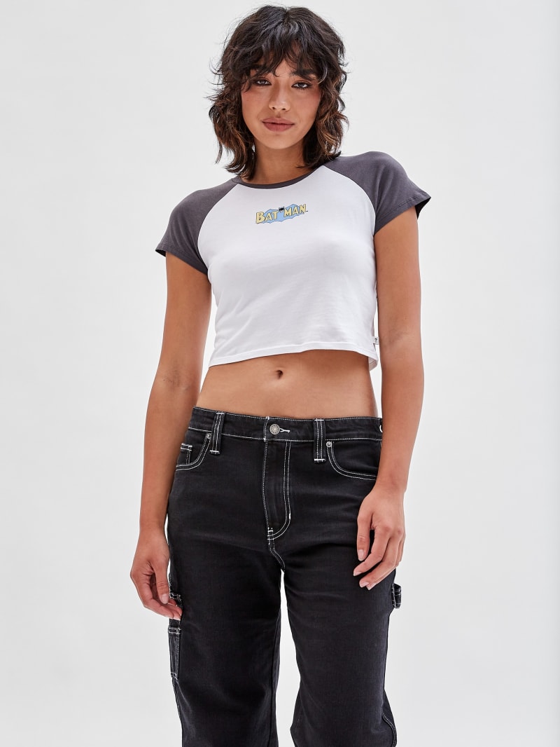 GUESS Originals x Batman Raglan Cropped Baby Tee GUESS
