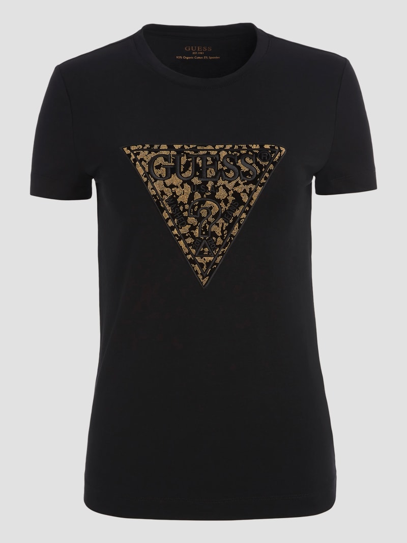 Black and gold guess sale shirt