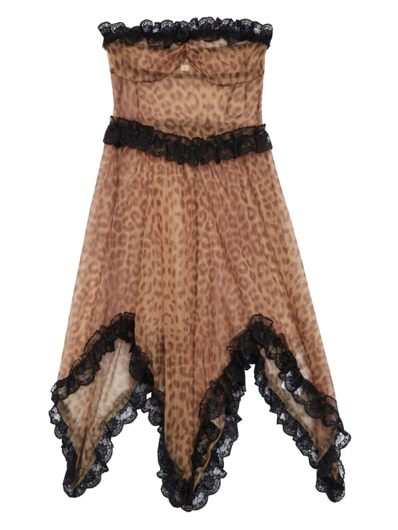 Guess animal print dress cheap