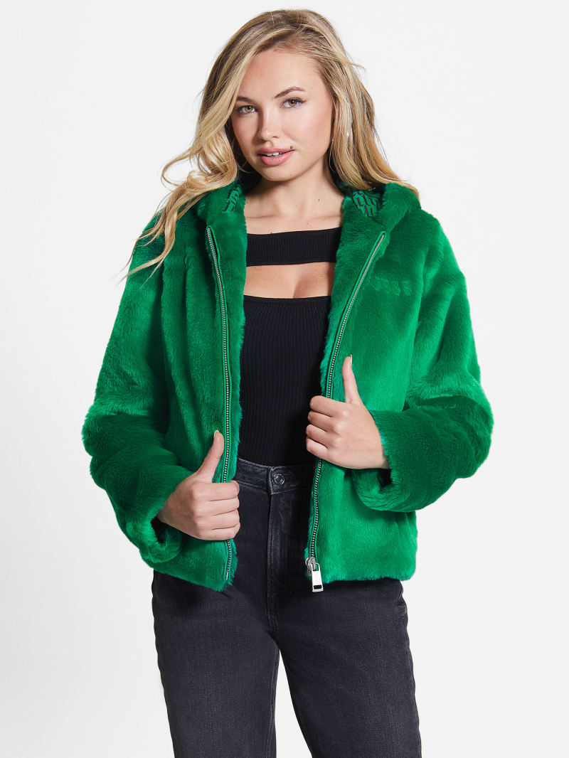 Dafne Faux Fur Jacket GUESS
