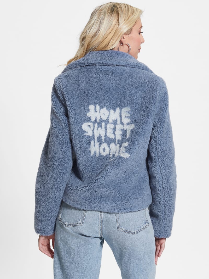 Daria Faux Sherpa Moto Jacket