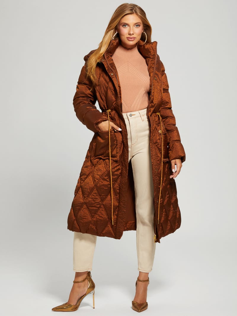 Lucille Hooded Coat GUESS