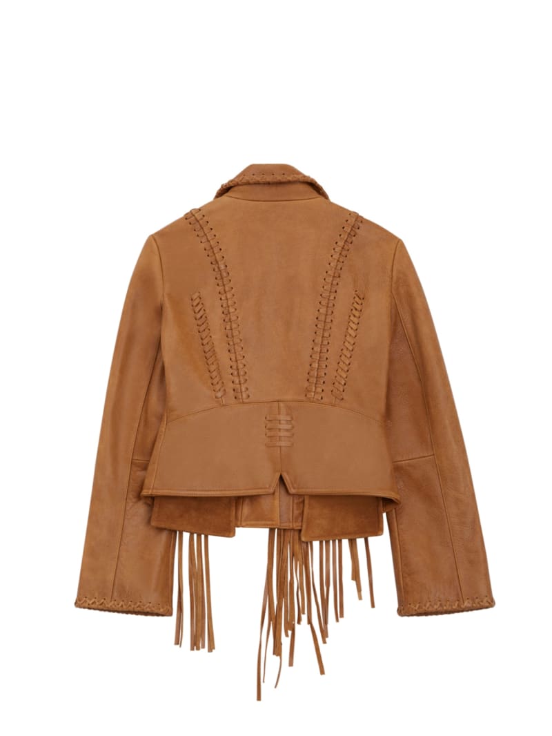 Fringe Leather Jacket