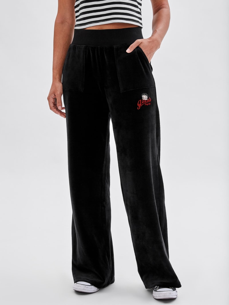 Nearly Black Velour Pants