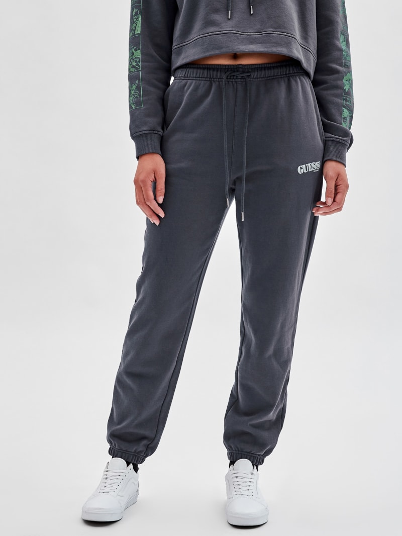 Grey guess joggers hotsell