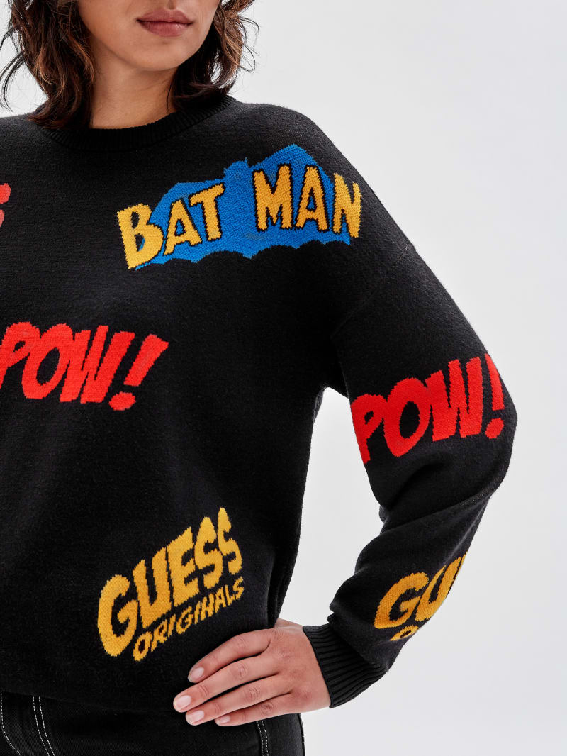 Guess sales sweatshirt black